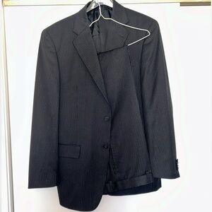 Joseph Abboud, 2 piece, black pinstripe men’s suit